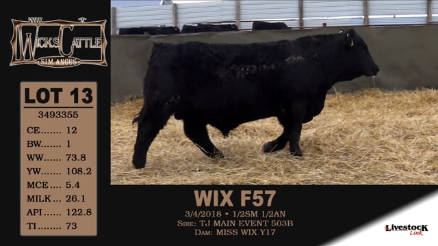 Lot #13 - WIX F57