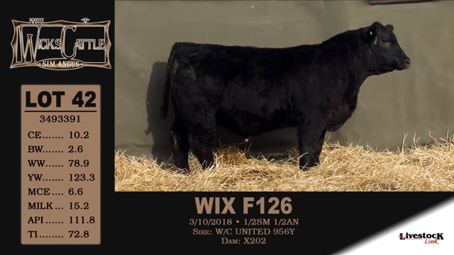 Lot #42 - WIX F 126