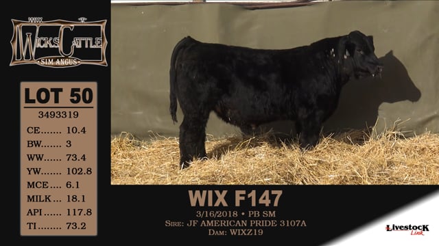Lot #50 - WIX F147