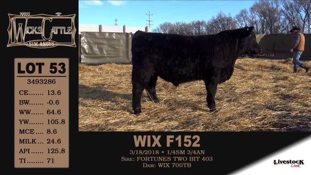 Lot #53 - WIX F152