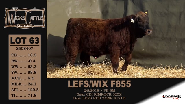 Lot #63 - LEFS/WIX F855