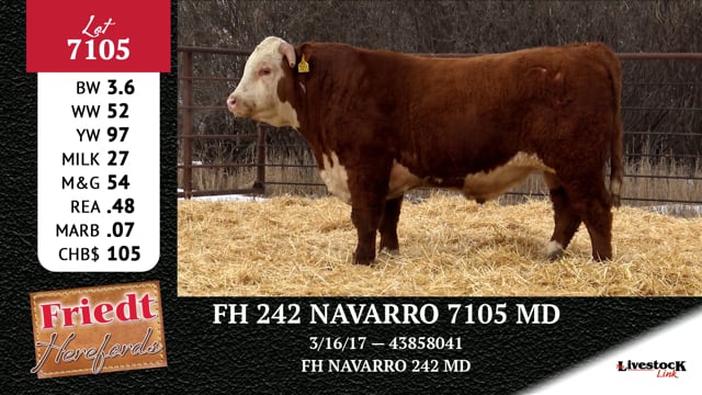 Lot #7105 - FH 242 NAVARRO 7105 MD