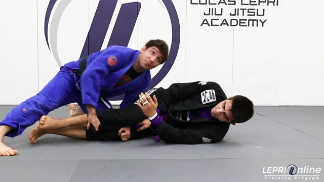 Lasso and Spider Guard Pass to Side Control or Back Take