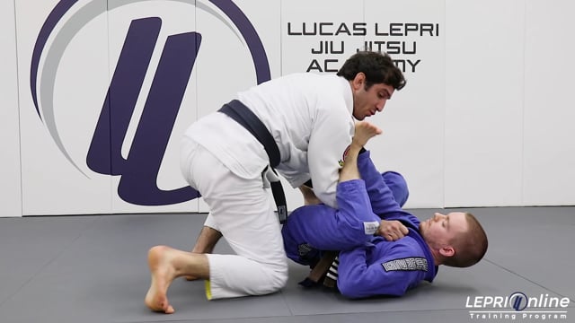 Half Lasso with Sleeve and Collar Control Guard Pass to Side Control
