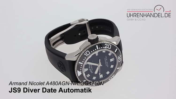 Armand Nicolet JS9 Date Automatik A480AGN NR GG4710N