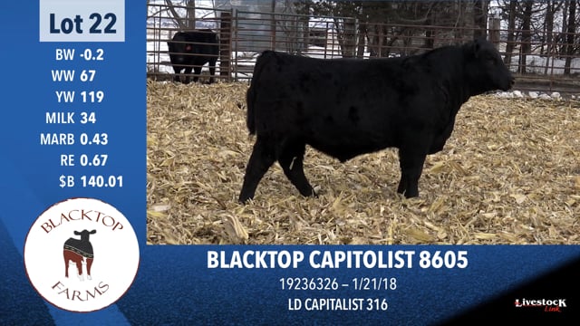 Lot #22 - BLACKTOP CAPITOLIST 8605