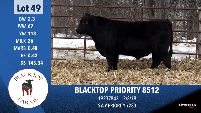 Lot #49 - BLACKTOP PRIORITY 8512