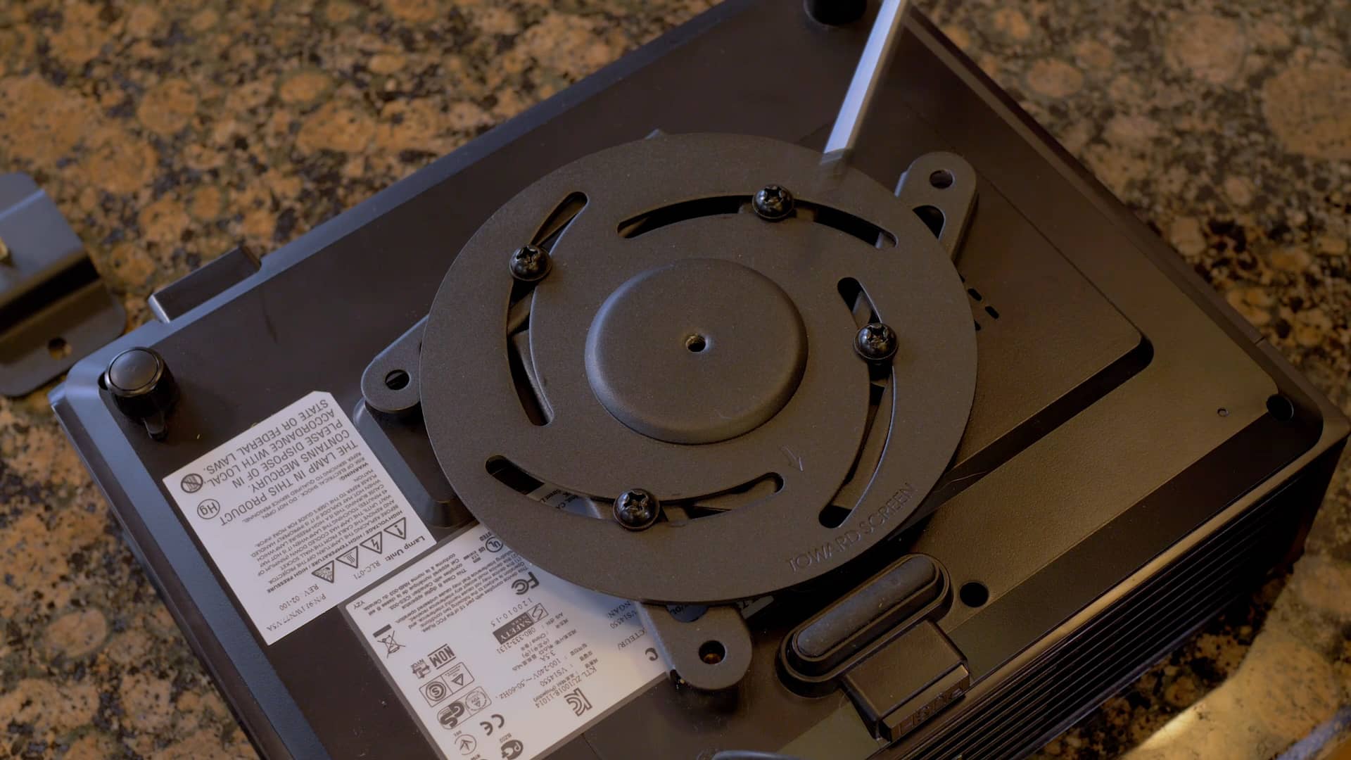 The Net Return Projector Mount Assembly to Projector on Vimeo