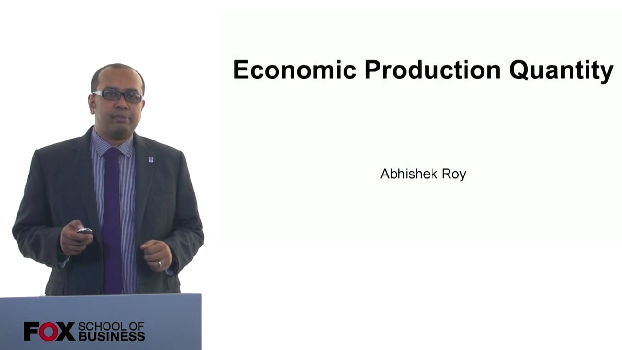 61262Economic Production Quantity
