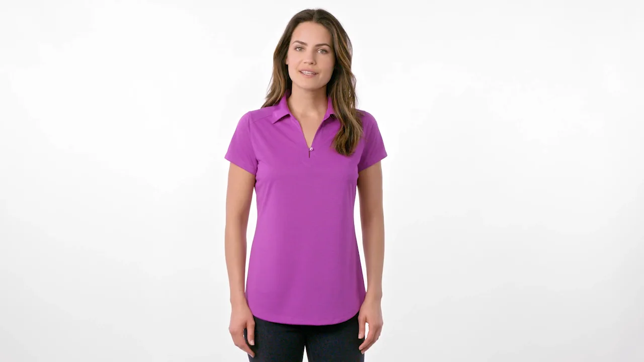 Port Authority Ladies Digi Heather Performance Polo. L574