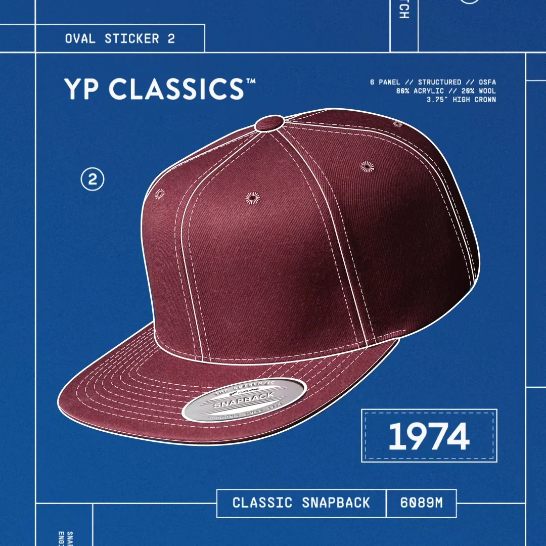 THE CLASSICS キャップ FLAKE/YUPOONG CLASSIC SNAPBACK