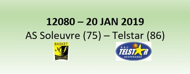 N2H 12080 AS Soleuvre (75) - Telstar Hesperange (86) 20/01/2019