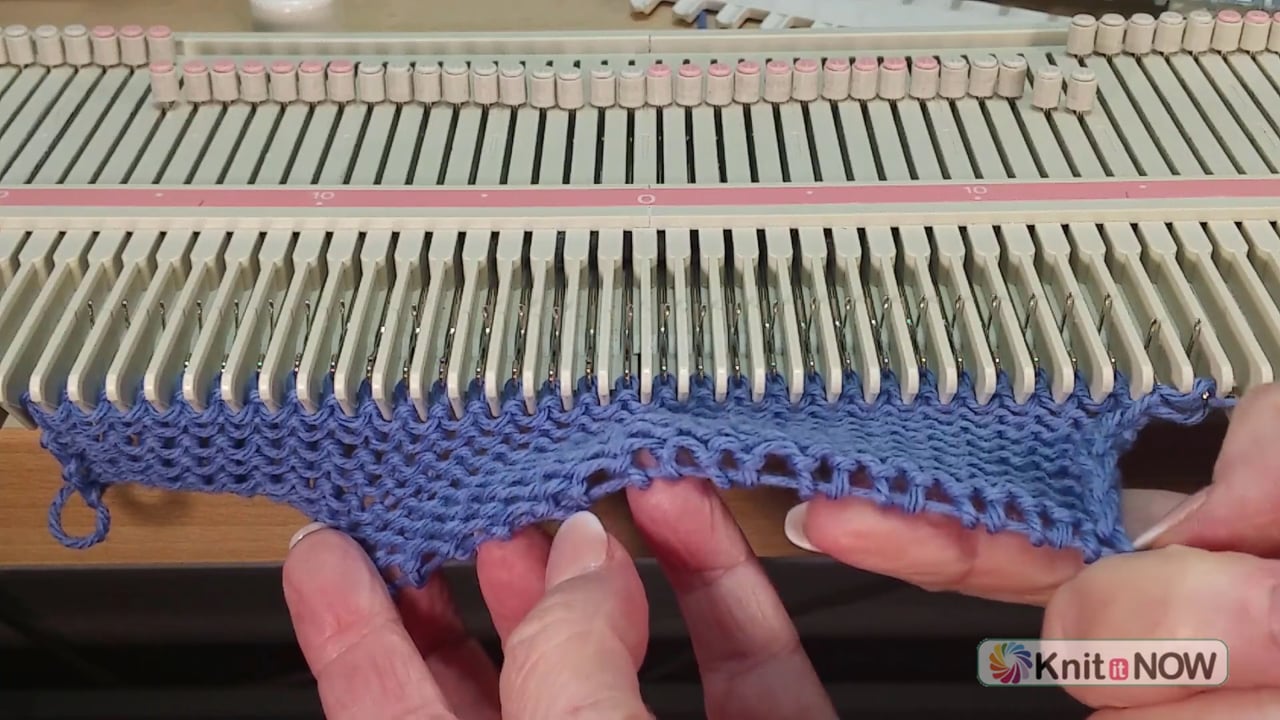 Slip Cast on Extra FAST! Machine Knitting Tutorial