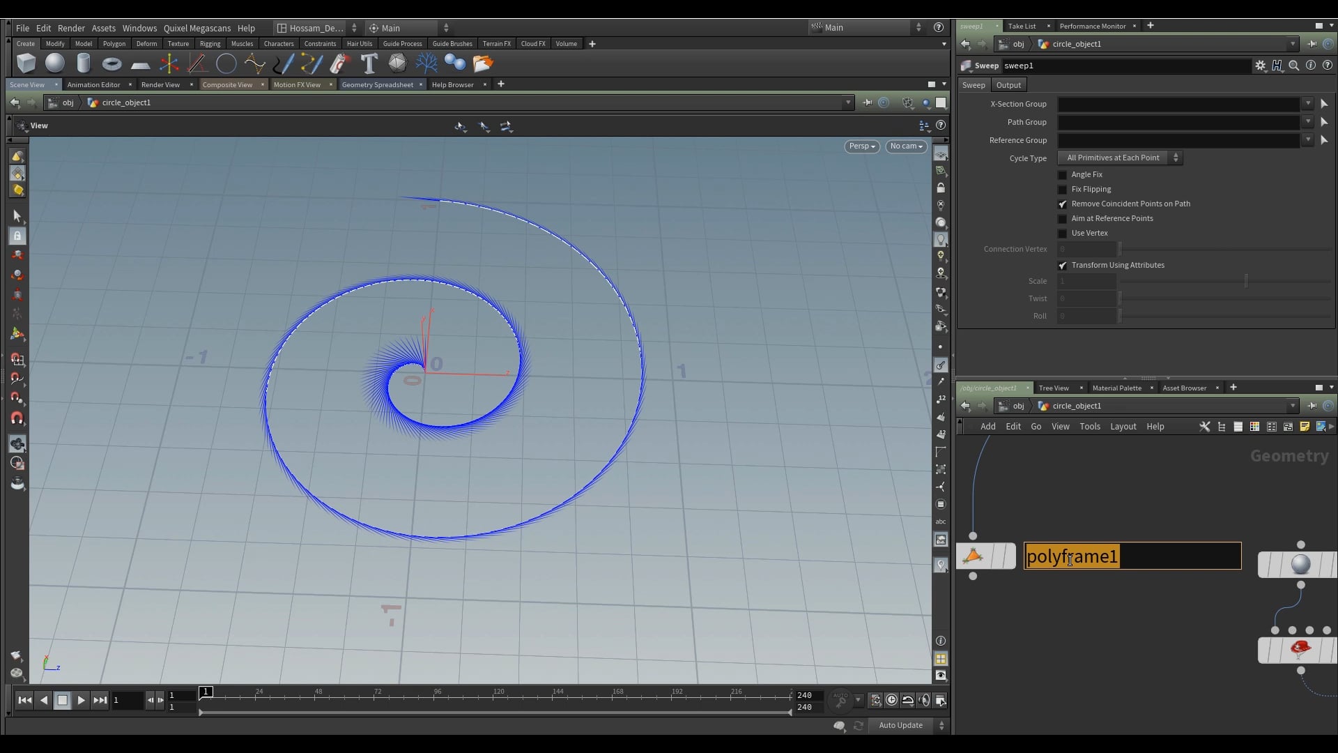 Tangent calculation in Houdini on Vimeo