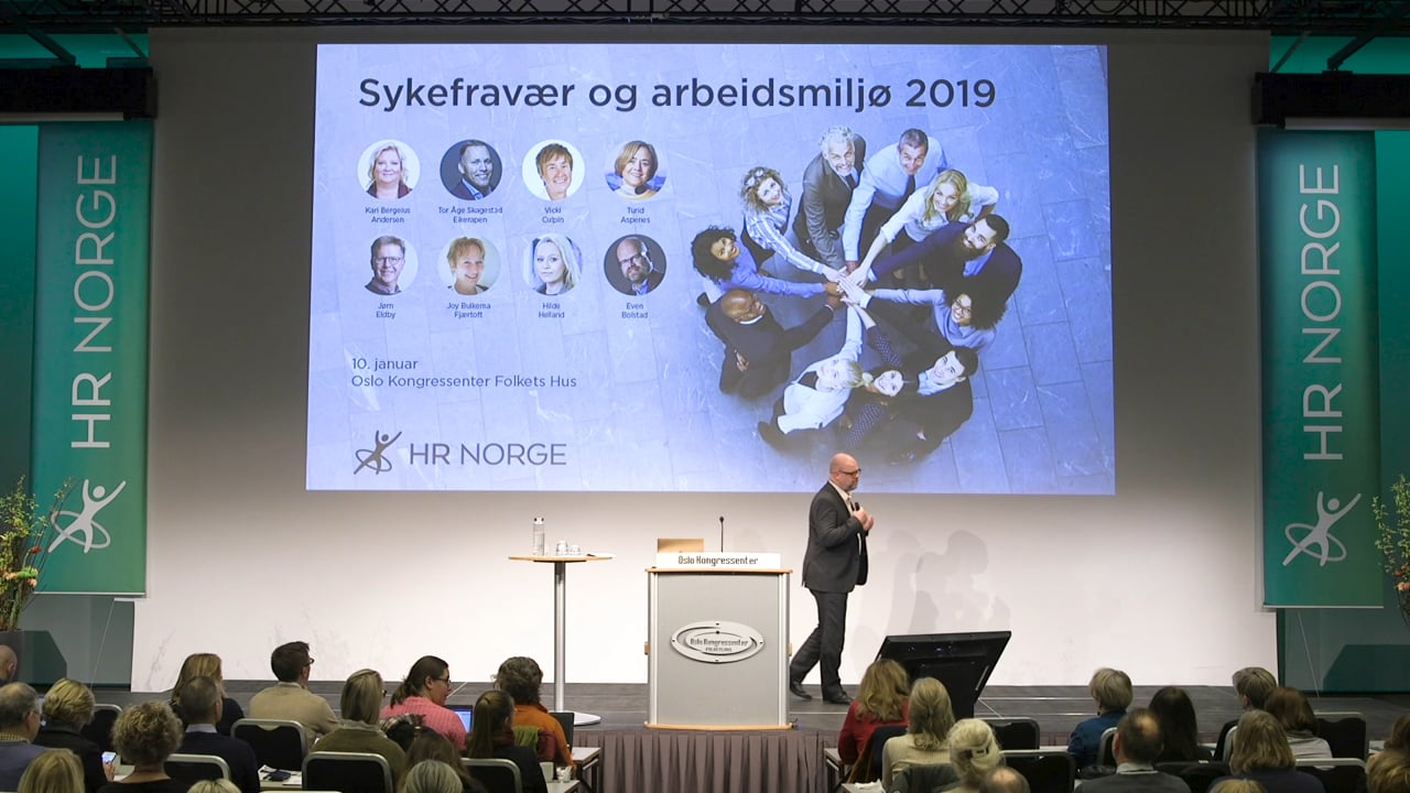 Åpning av konferansen Sykefravær og arbeidsmiljø 2019 - Even Bolstad