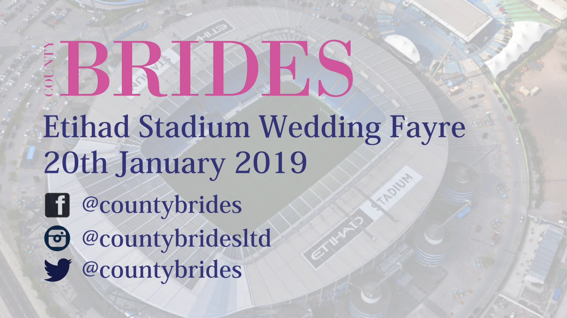 County Brides Etihad Stadium Wedding Fayre 20/01/19 on Vimeo
