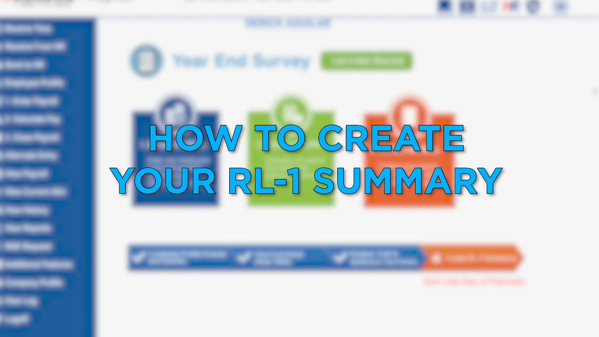 How to create your RL-1 Summary