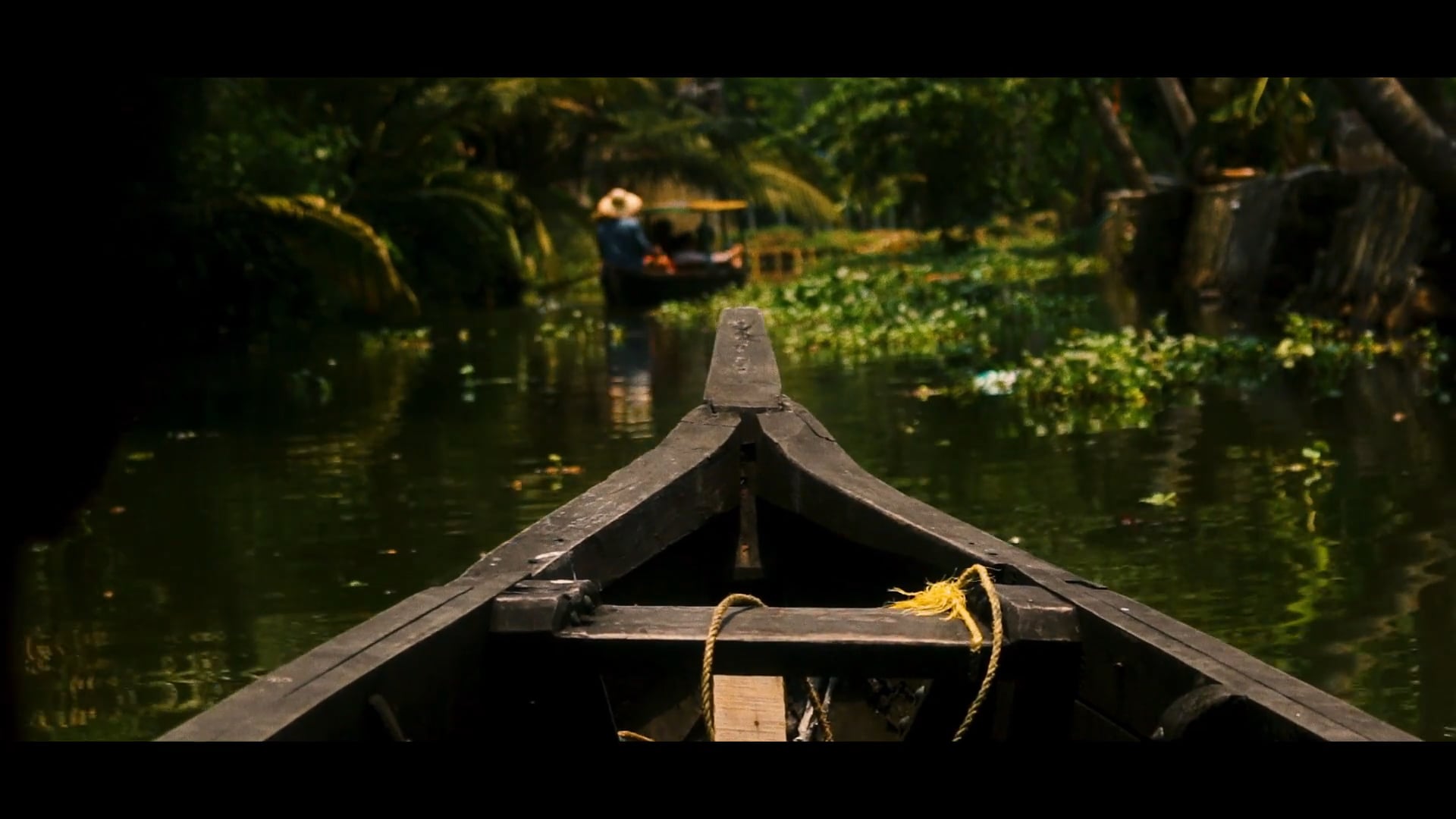 Alleppey backwaters.