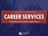 Using Resumes in Online Applications