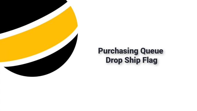 Drop Ship PO Items