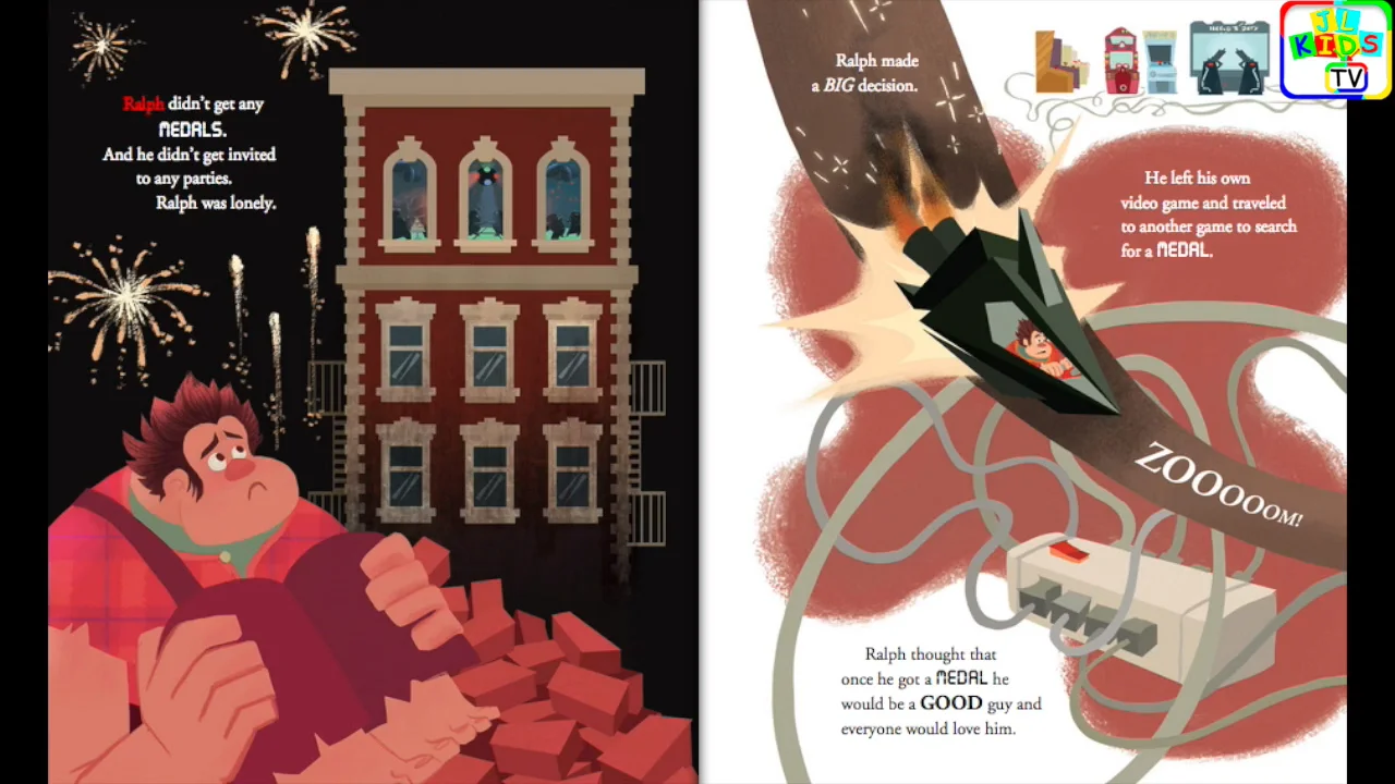 Wreck-It Ralph Read Along Storybook - Little Golden Book on Vimeo