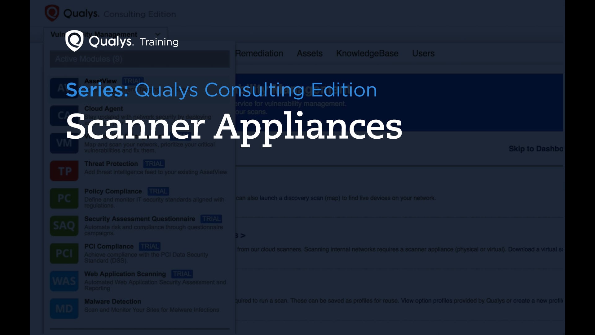 Scanners - Qualys Consulting Edition
