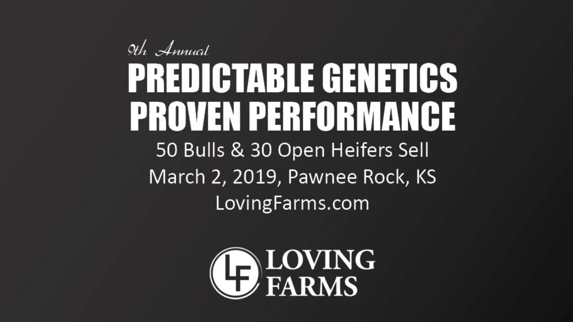 Loving Farms Bull Sale, Pawnee Rock, KS on Vimeo