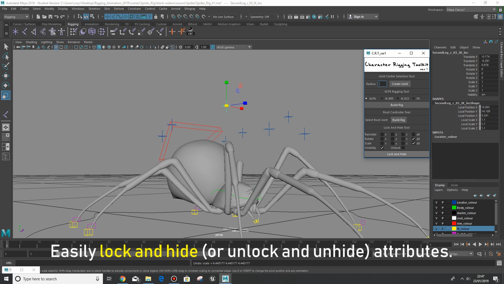 Cory Richards - Character Rigging Toolkit 2019