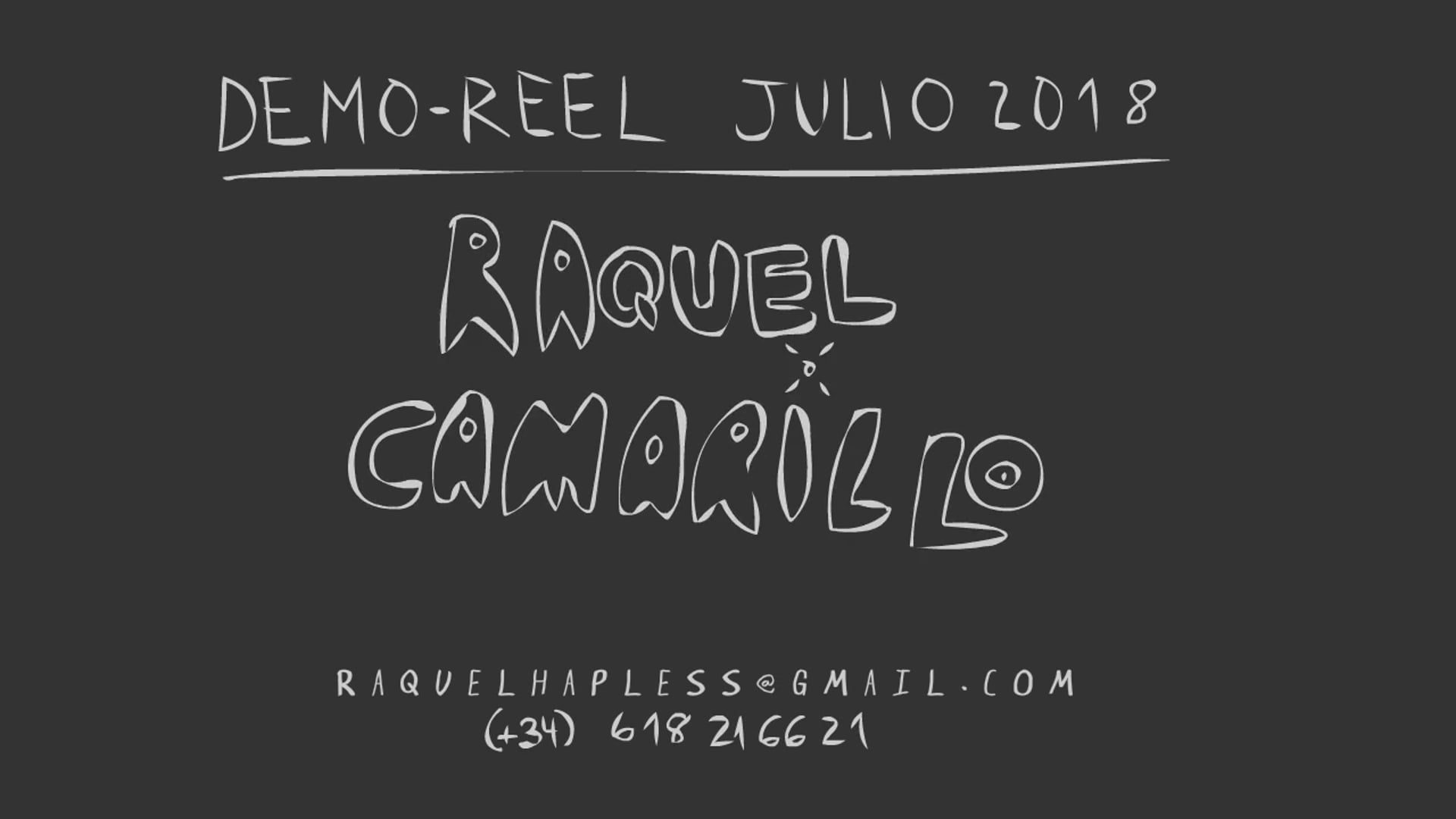 ANIMATION REEL JULIO 2018 ANIMUM 3D