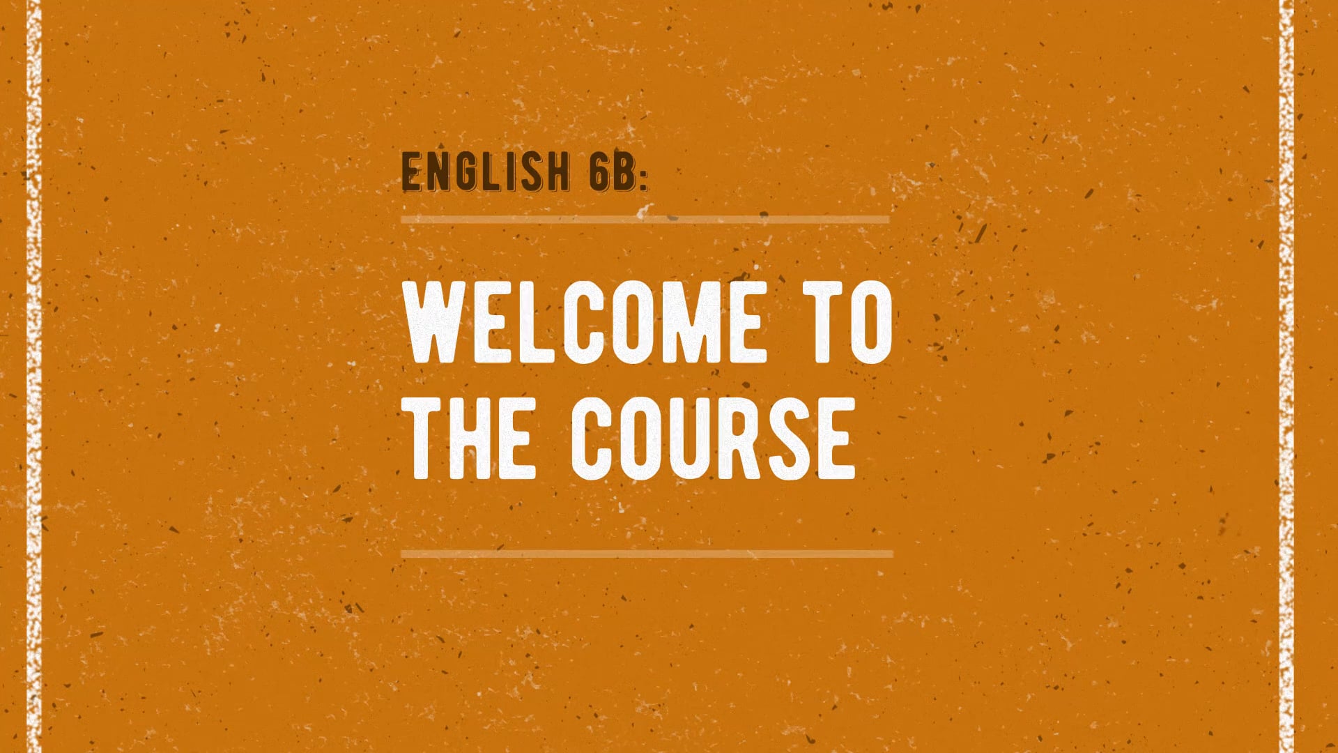 English 6B