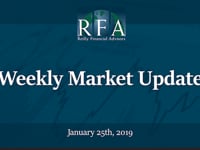 Weekly Market Update- January 25th, 2019