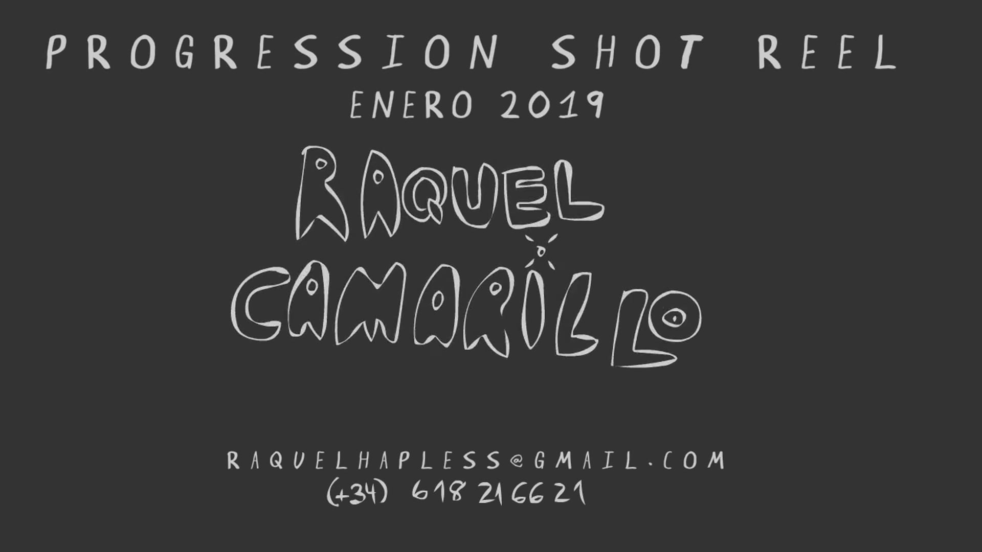 Progression Shot Reel Animation (Modulos 2 y 3 ANIMUM 3D)