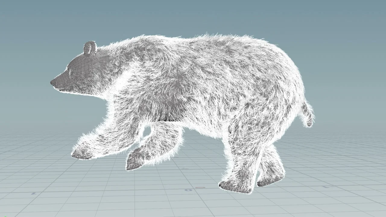 Houdini Fur Sim (Vellum Solver) on Vimeo