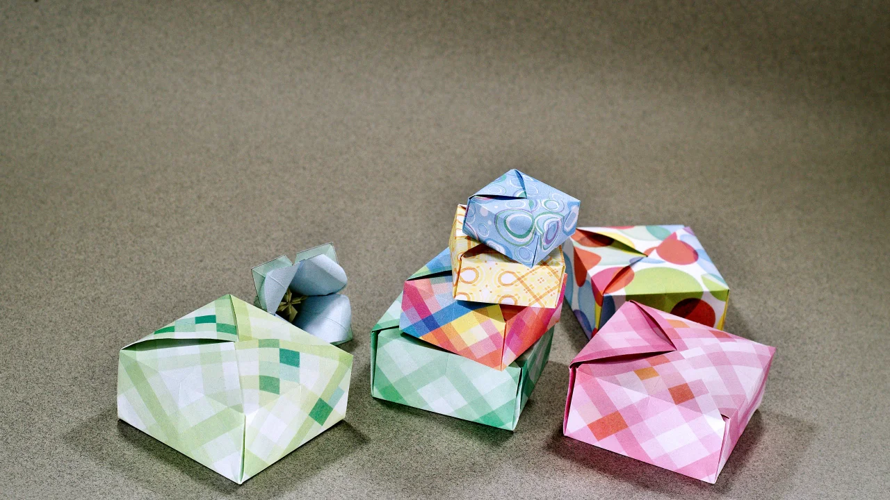 Boîte facile en origami