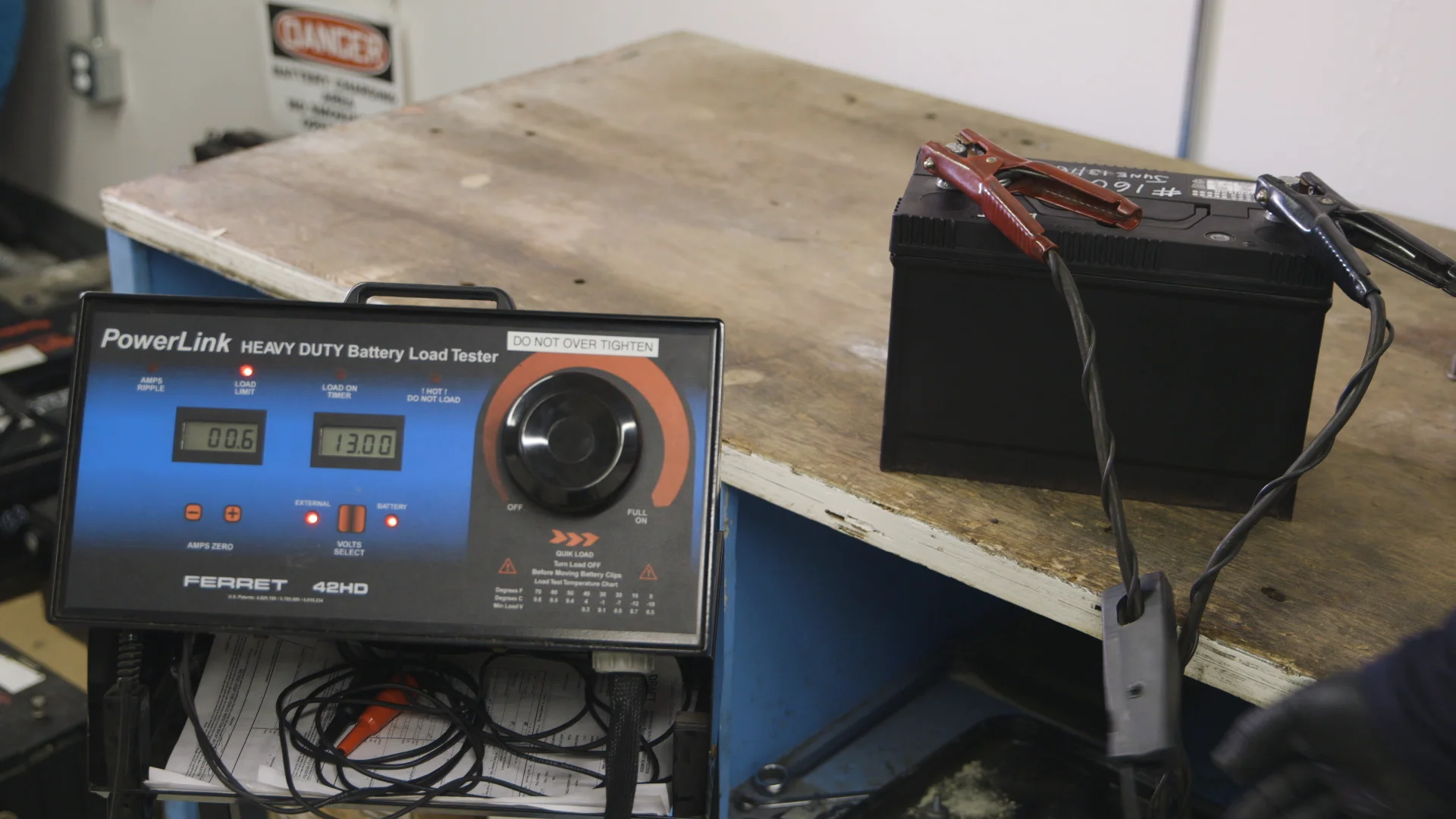 Load testing a battery & interpretting the results on Vimeo