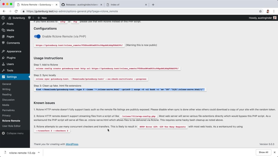 Rclone Remote Overview