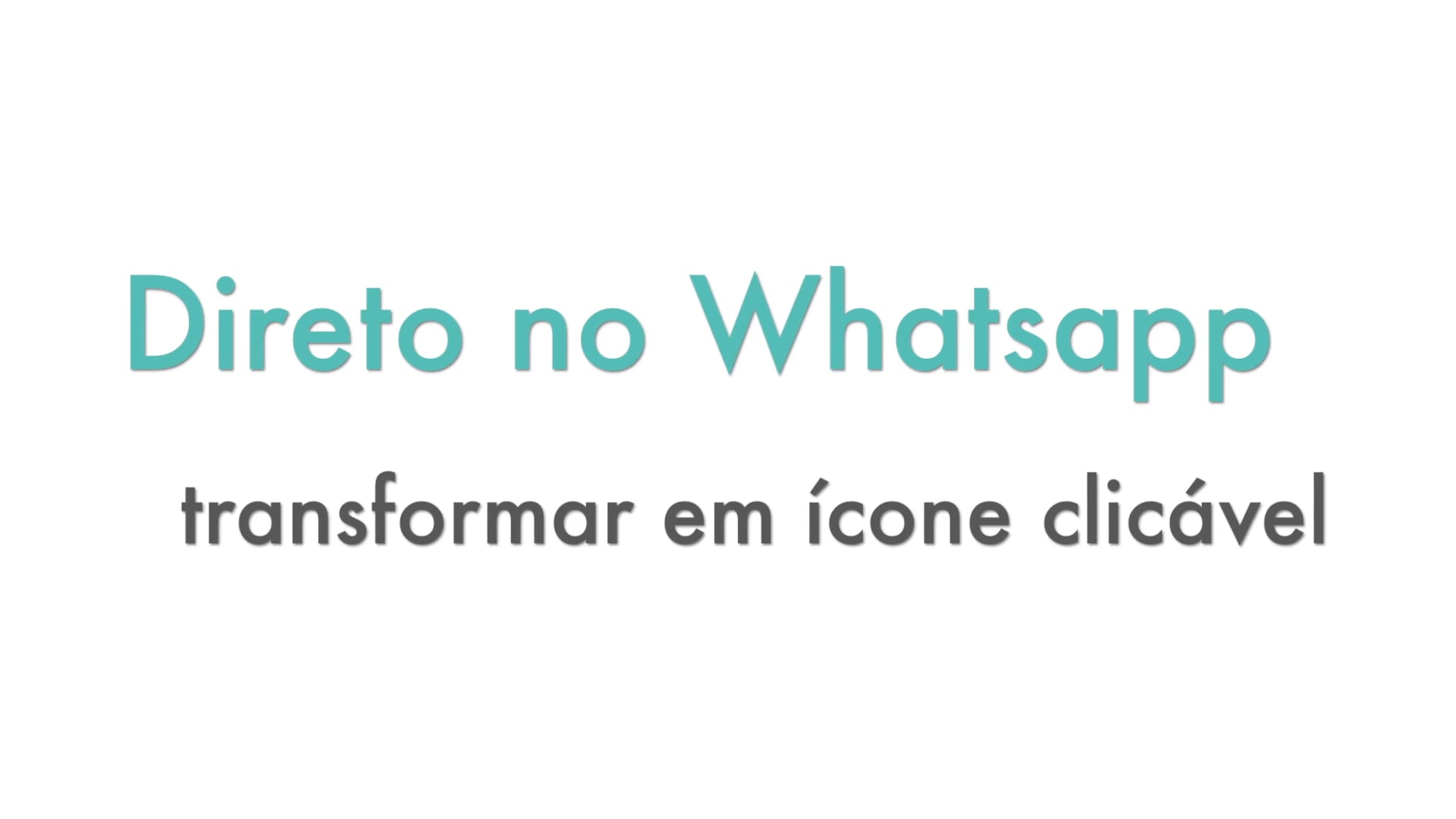 Direto no seu whatsapp