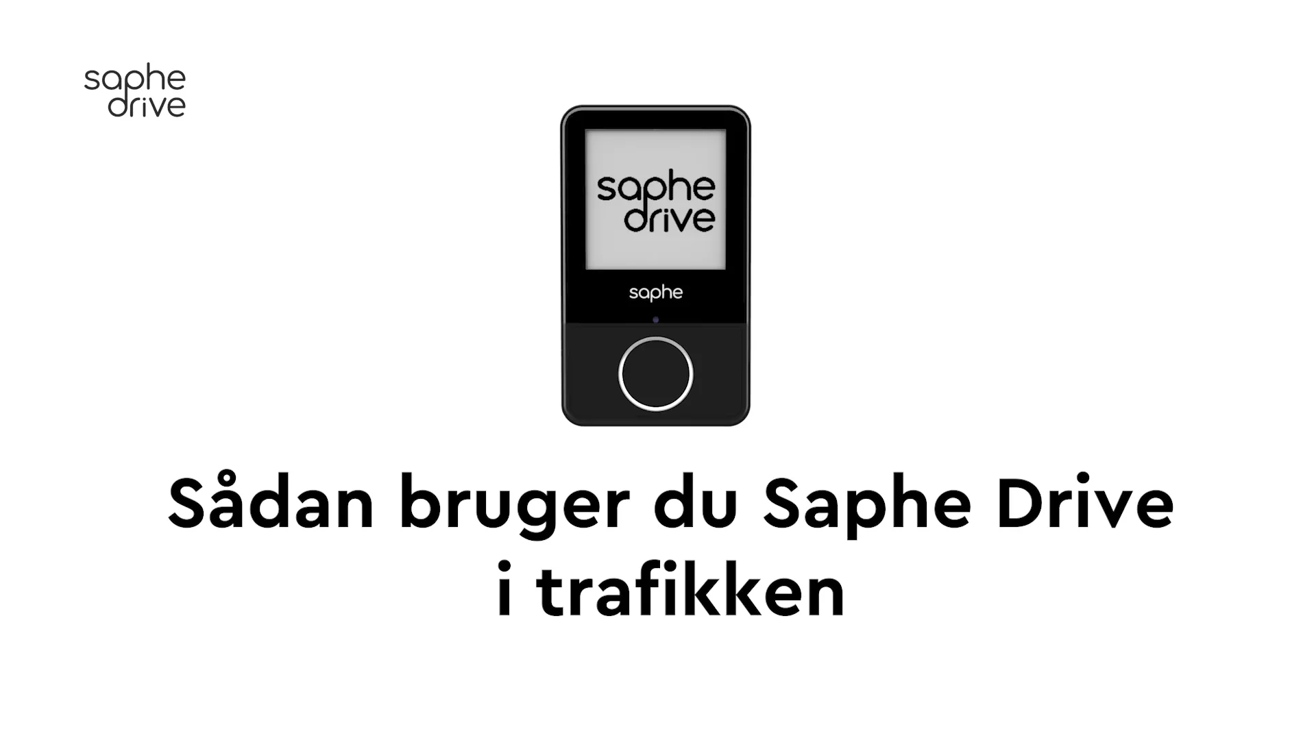 Sådan bruger du Saphe Drive i trafikken on Vimeo