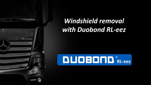 Windshield removal Mercedes-Benz Actros 2545 with Duobond RL-eez