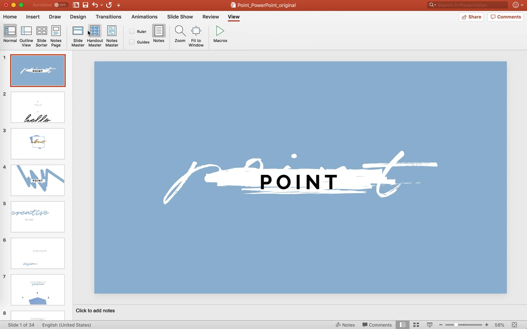 Point Presentation Template on Vimeo