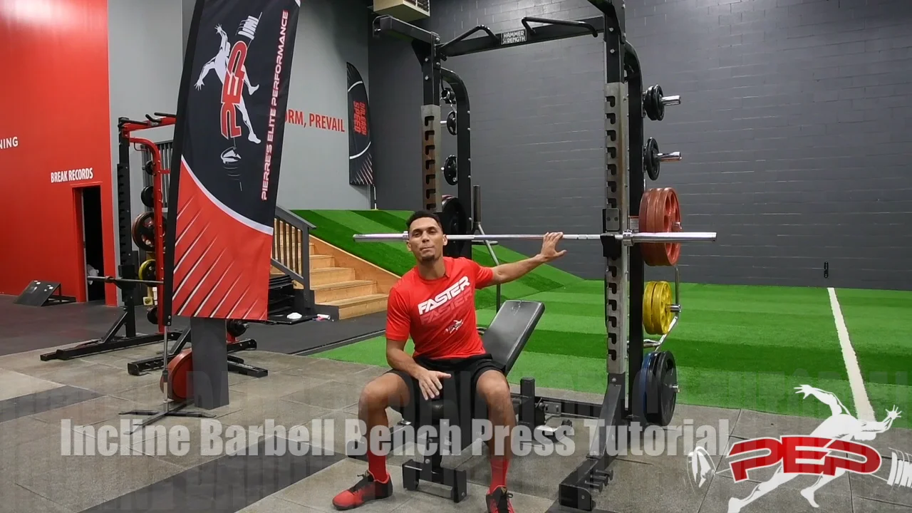 Incline Barbell Bench Press Tutorial on Vimeo
