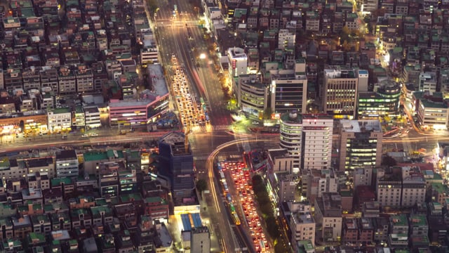 Seoul, Traffic, Cars, City, Speed
