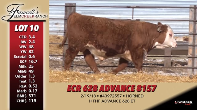Lot #10 - ECR 628 ADVANCE 8157