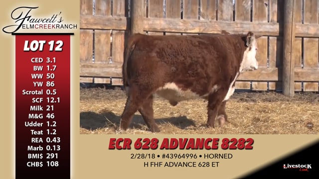 Lot #12 - ECR 628 ADVANCE 8282