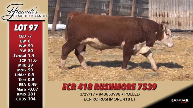 Lot #97 - ECR 418 RUSHMORE 7539