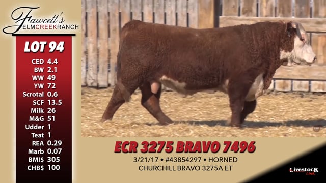 Lot #94 - ECR 3275 BRAVO 7496