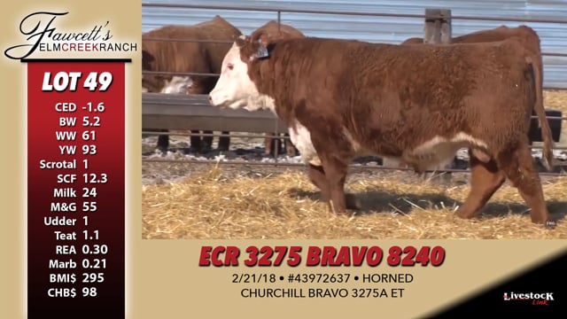 Lot #49 - ECR 3275 BRAVO 8240