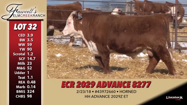 Lot #32 - ECR 2029 ADVANCE 8277