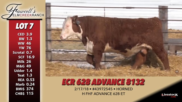 Lot #7 - ECR 628 ADVANCE 8132
