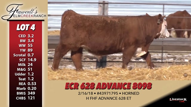 Lot #4 - ECR 628 ADVANCE 8098